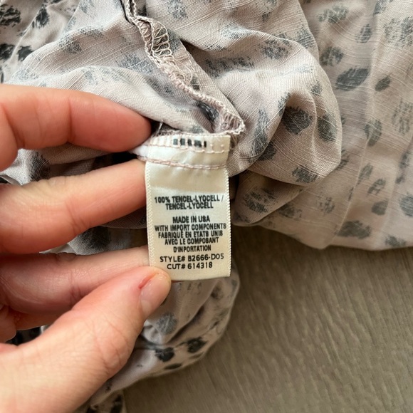 Bella Dahl Animal Print Button-Up Shirt - Picture 6 of 6